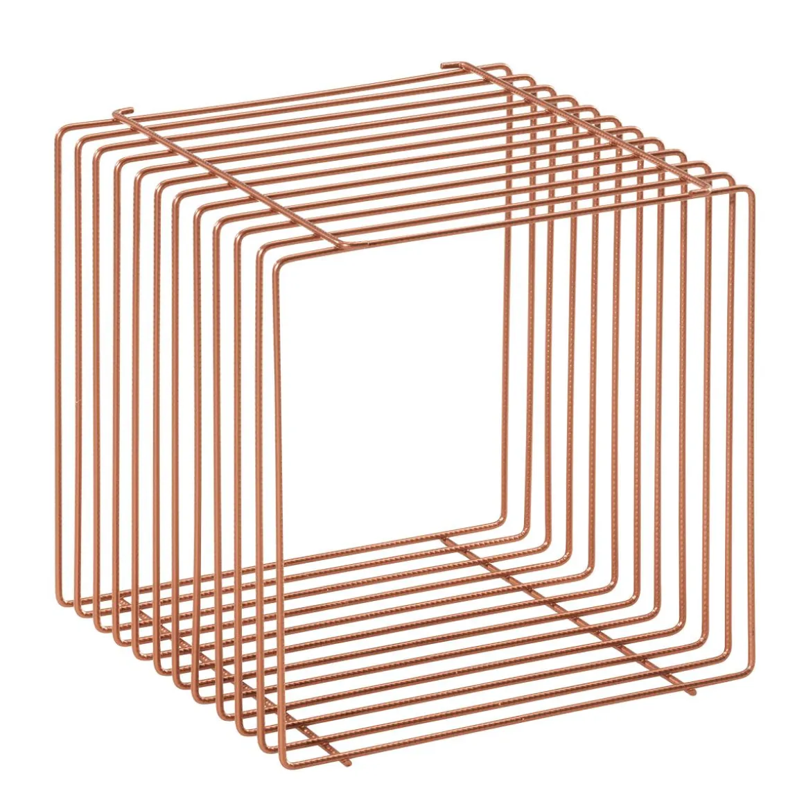 Cubo De Celosía 40 X 40 Cm Cobre