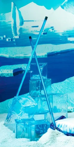 Cubo De Hielo Decorativo 23 X 46 Cm