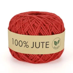 Cuerda De Yute Ø 1,5 Mm, 100 M, Roja