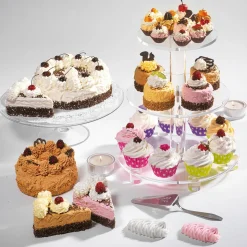 Cupcakes Muñeco De Comida Rosa 3 Piezas, 7 Cm