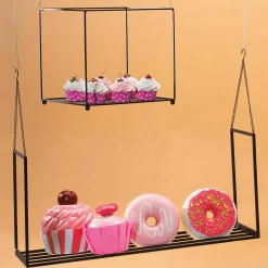 Cupcakes Muñeco De Comida Rosa 3 Piezas, 7 Cm