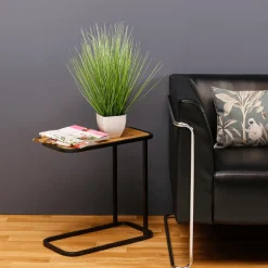 Deco Hierba Cebra En Maceta Blanca 50 Cm