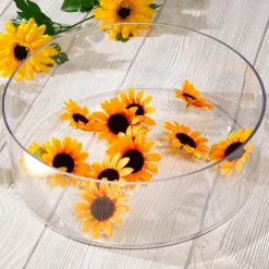 Decoración Flores Girasoles, Paquete De 24 Piezas