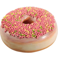 Donut Decorativo Con Perlas De Azúcar 20 Cm Ø Colorido