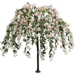El árbol De Rosas Artificial Blanco/rosado, 210 Cm