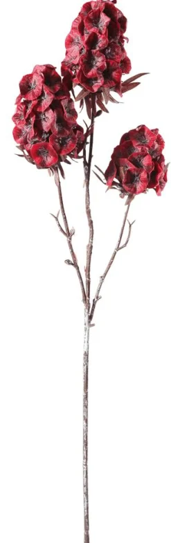 Escabiosa Artificial 49 Cm Rojo
