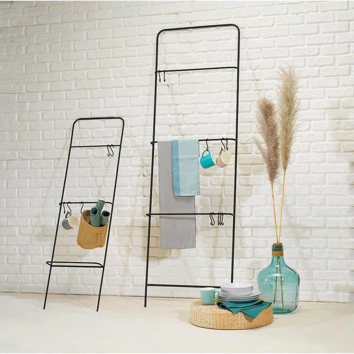 Escalera Decorativa Con Soporte Universal, Longitud 193 Cm
