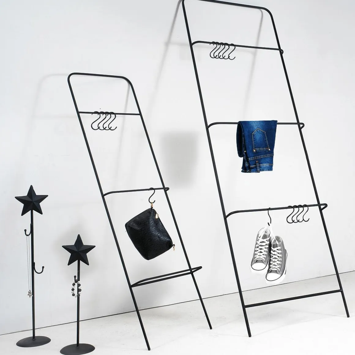 Escalera Decorativa Con Soporte Universal, Longitud 140 Cm