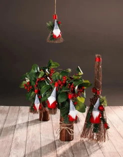 Escoba Decorativa Con LED 55 Cm