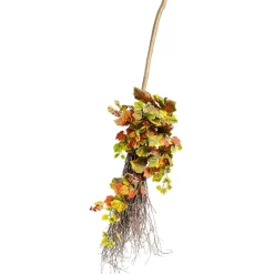 Escoba Decorativa De Broza, 125 Cm