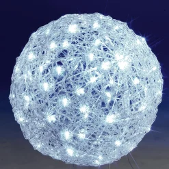 Esfera Luminosa De Luz LED De Fibras Acrílicas, Ø 50 Cm
