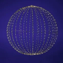 Esfera Luminosa LED Para Exteriores, LED Cálido - Blanco, Ø 80 Cm