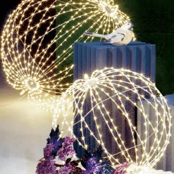 Esfera Luminosa LED Para Exteriores, LED Cálido - Blanco, Ø 30 Cm