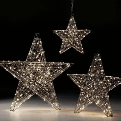 Esquema De Estrella LED, Plata Ø 78 Cm