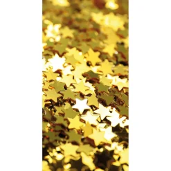 Estandarte De Tela Estrellas Doradas 100 X 200 Cm