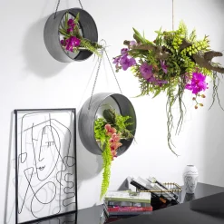 Estante Colgante De Metal 35 Cm Ø