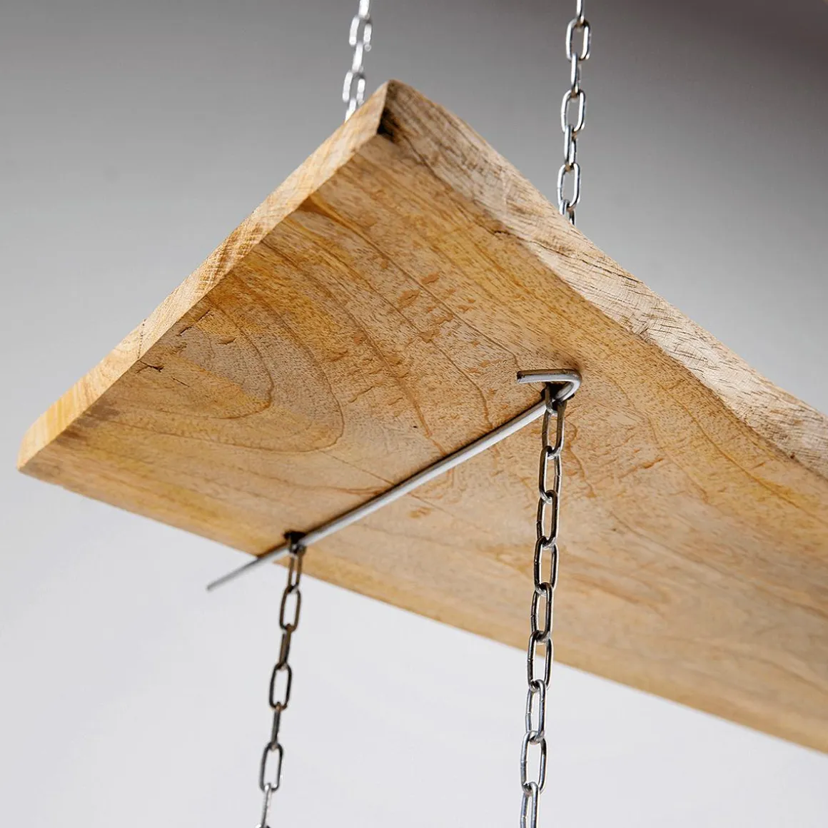 Estantería De Pared Con Cadena 3 Piezas, 100 Cm De Ancho
