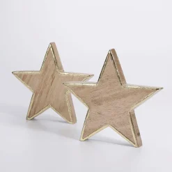 Estrella De Madera De Mango 2,5 X 20 Cm 2 Uds.