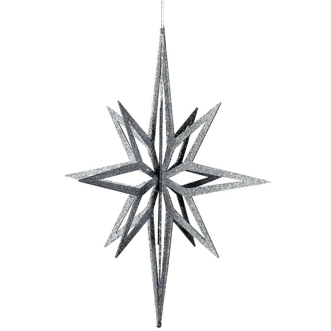 Estrella Decorativa 3D, Ø 60 Cm Ø, Plata
