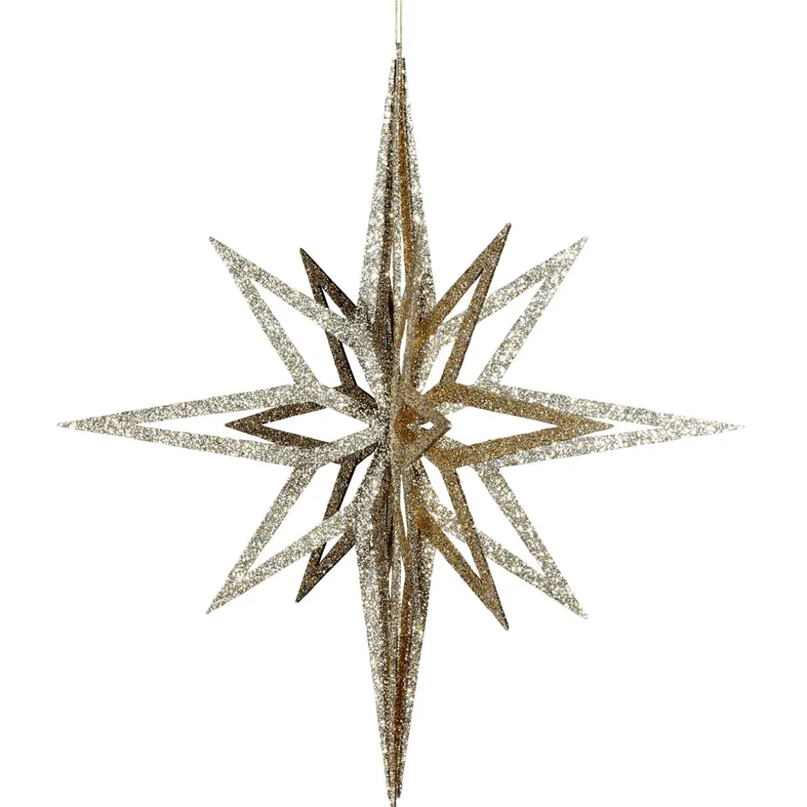 Estrella Decorativa 3D, Ø 60 Cm, Oro
