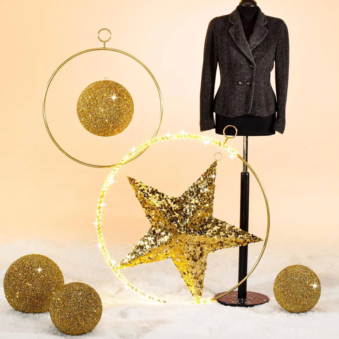Estrella Decorativa, Dorado, Ø 150 Cm