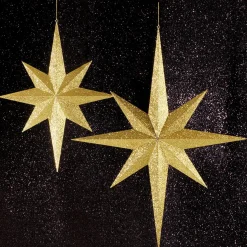 Estrella Decorativa XXL Oro 80 Cm