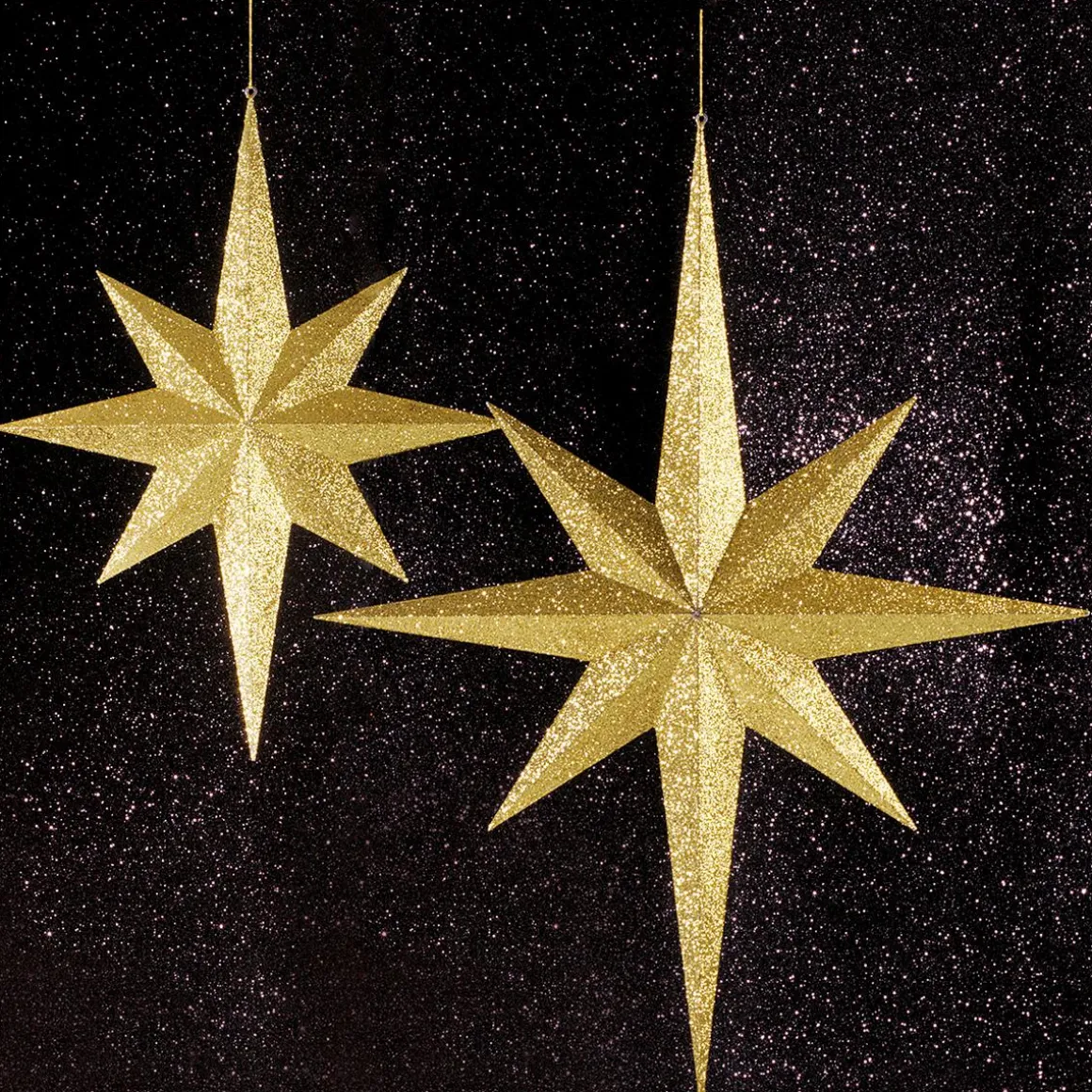 Estrella Decorativa XXL Oro 80 Cm