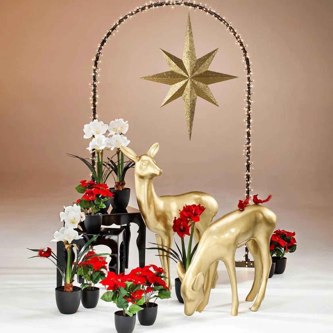 Estrella Decorativa XXL Oro 80 Cm