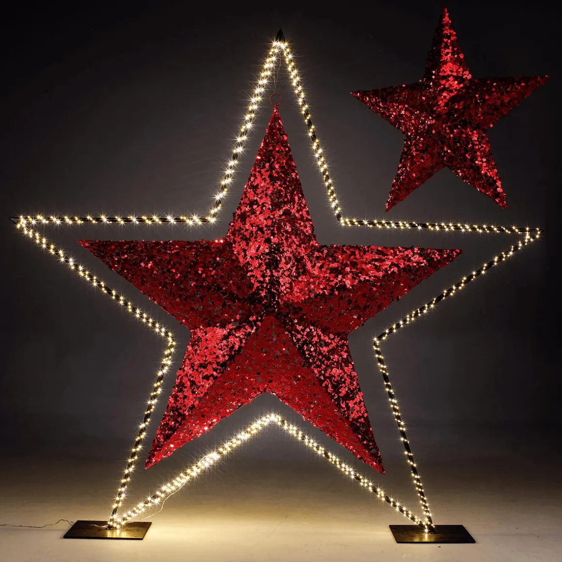 Estrella Gigante Decorativa Roja Ø 120 Cm