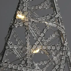 Estrella Metálica Decorativa LED De 30 Cm Que Funciona Con Pilas