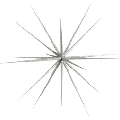 Estrella Sputnik, Color Plateado, Ø 60 Cm