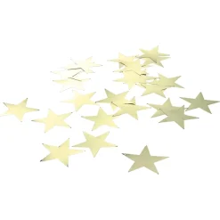 Estrellas Decorativas Para Dispersar Oro, Ø 10 Cm, 25 Piezas