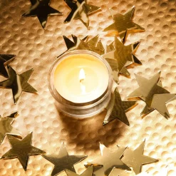 Estrellas Decorativas Para Dispersar Oro, Ø 10 Cm, 25 Piezas