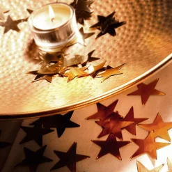 Estrellas Decorativas Para Dispersar Oro, Ø 10 Cm, 25 Piezas