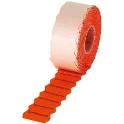 Etiquetas Adhesivas 26 X 12 Mm, Rojo Vivo