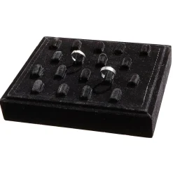 Expositor De Anillos Para 18 Anillos, Negro