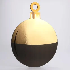 Expositor De Bolas De Navidad 35 X 46 Cm Negro Oro