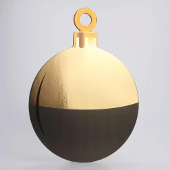 Expositor De Bolas De Navidad 51 X 67 Cm Negro Oro