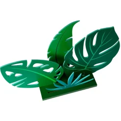 Expositor De Hoja De La Selva De Madera, 57 Cm