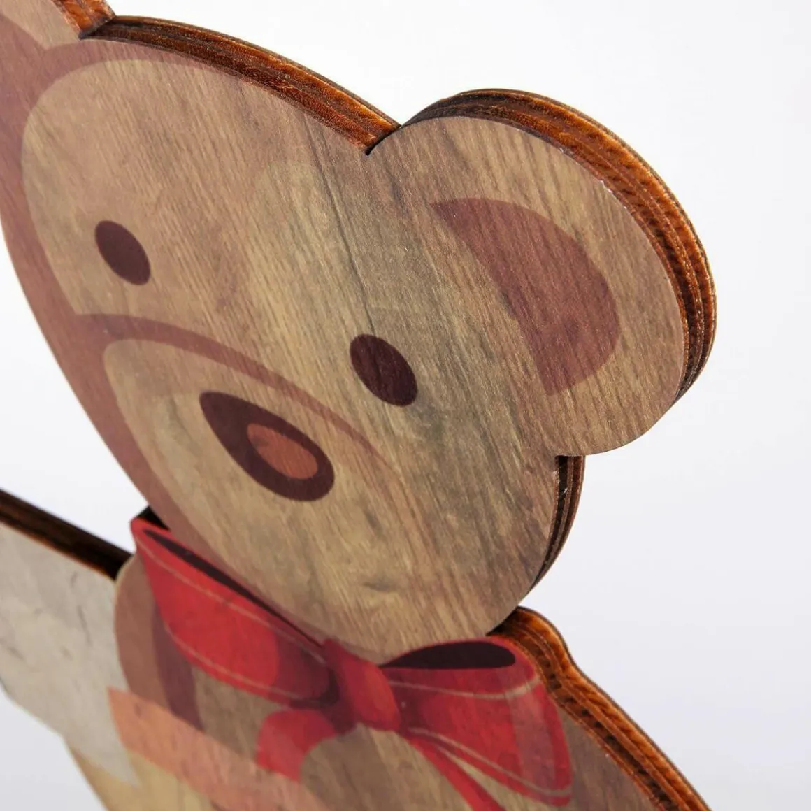 Expositor De Madera Elfo De Navidad 88 X 73 Cm