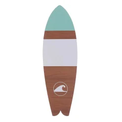 Expositor De Madera "Tabla De Surf" 130 X 40 Cm