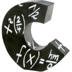 Expositor Decorativo Letra C, Altura 50 Cm