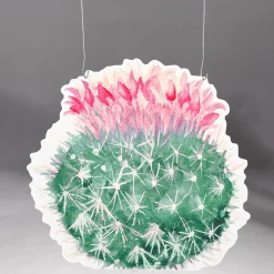 Expositor Para Colgar "Echinocactus" Fucsia