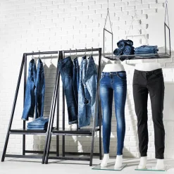 Expositores De Pantalones Para Hombre Color Blanco Altura 120 Cm