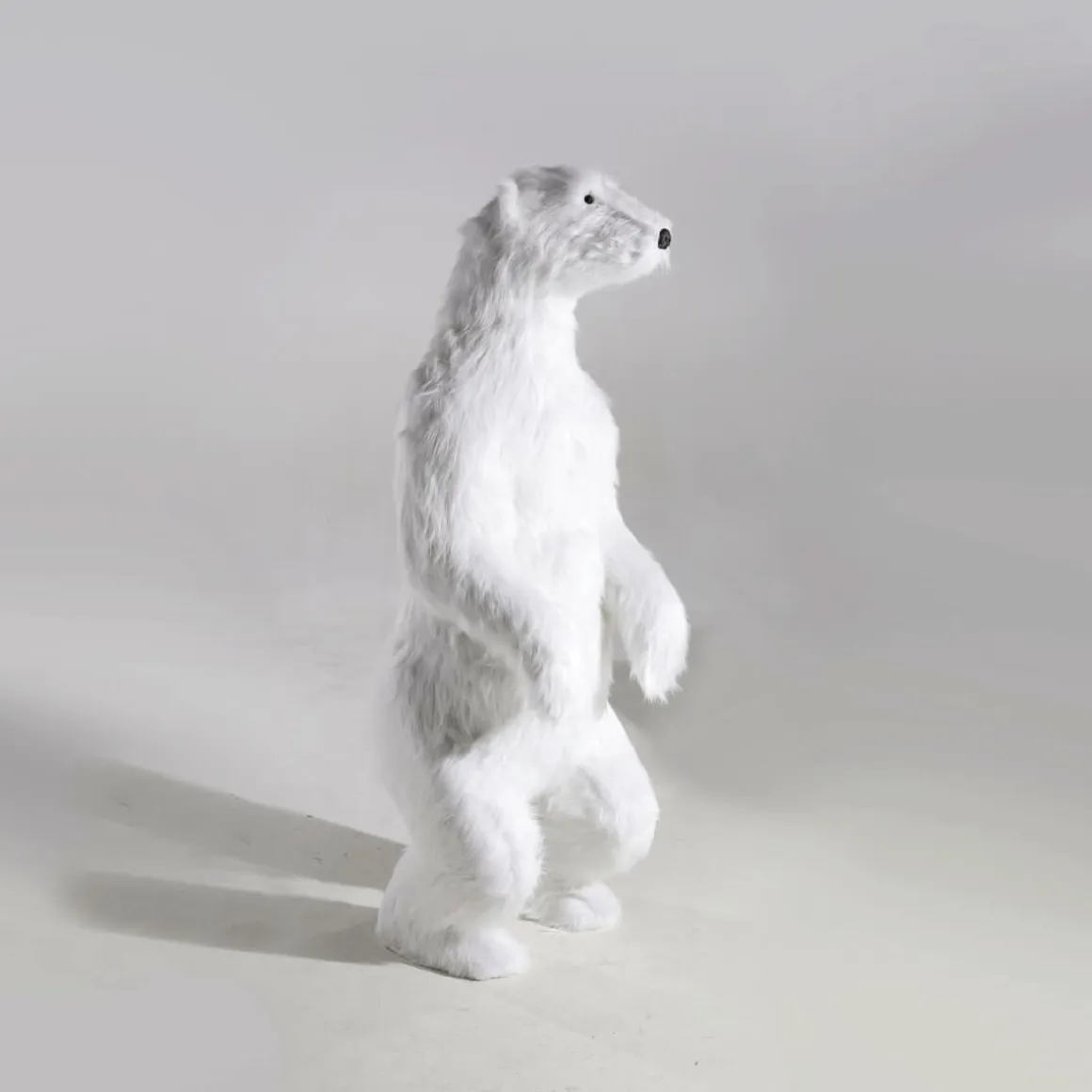 Figura Animal De Tamaño Natural Oso Polar, Altura: 190 Cm