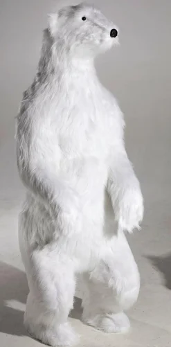Figura Animal De Tamaño Natural Oso Polar, Altura: 190 Cm