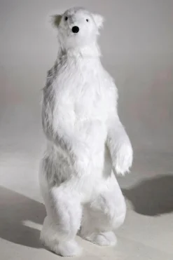 Figura Animal De Tamaño Natural Oso Polar, Altura: 190 Cm
