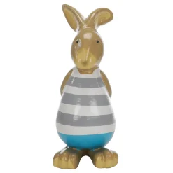 Figura Decorativa Conejo De Pascua Azul, 39 Cm