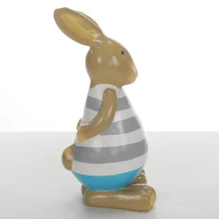 Figura Decorativa Conejo De Pascua Azul, 39 Cm