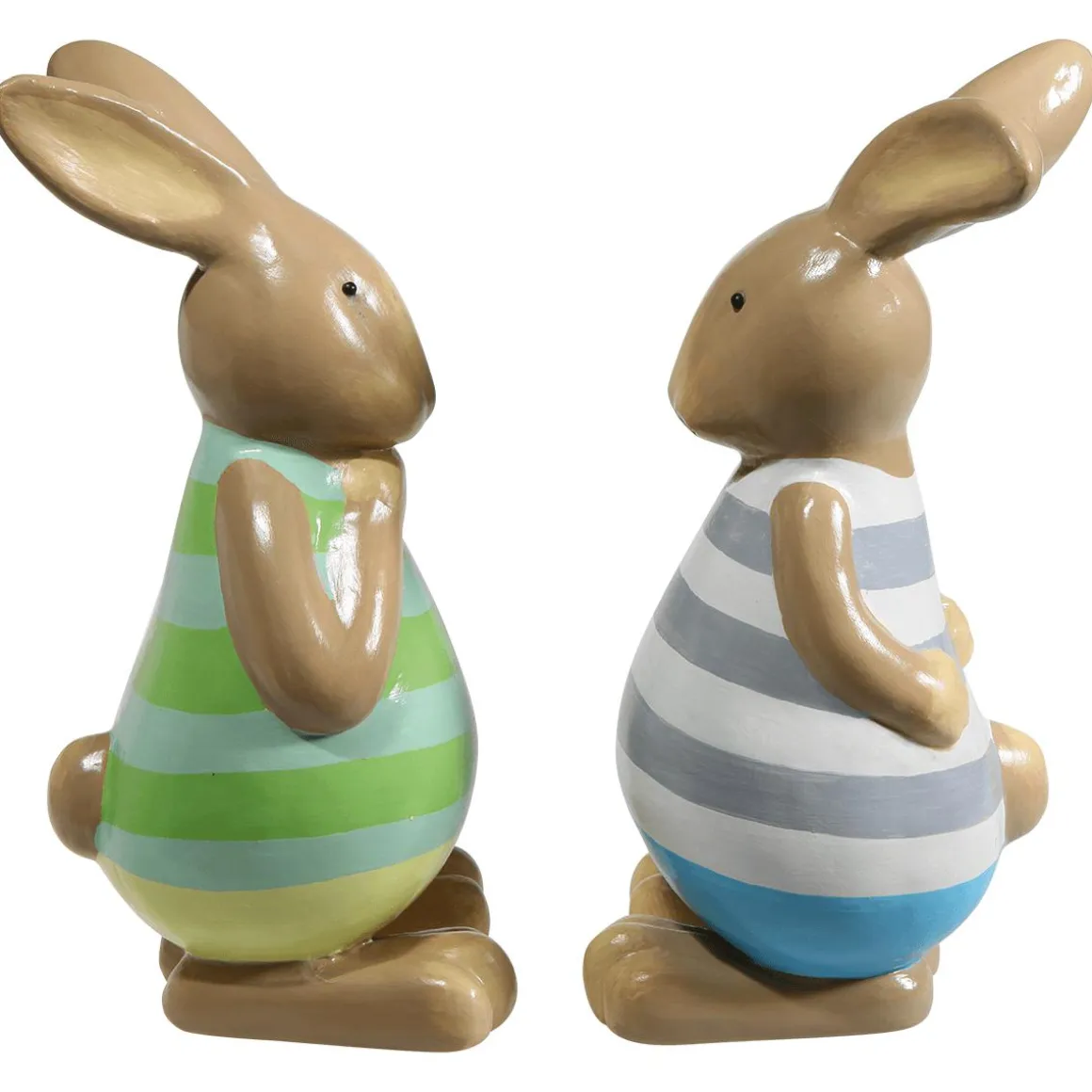 Figura Decorativa Conejo De Pascua Azul, 39 Cm